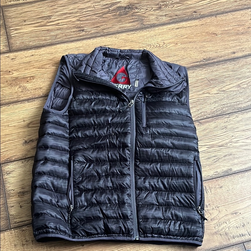 Gerry Weber Gray Vest with Red Logo